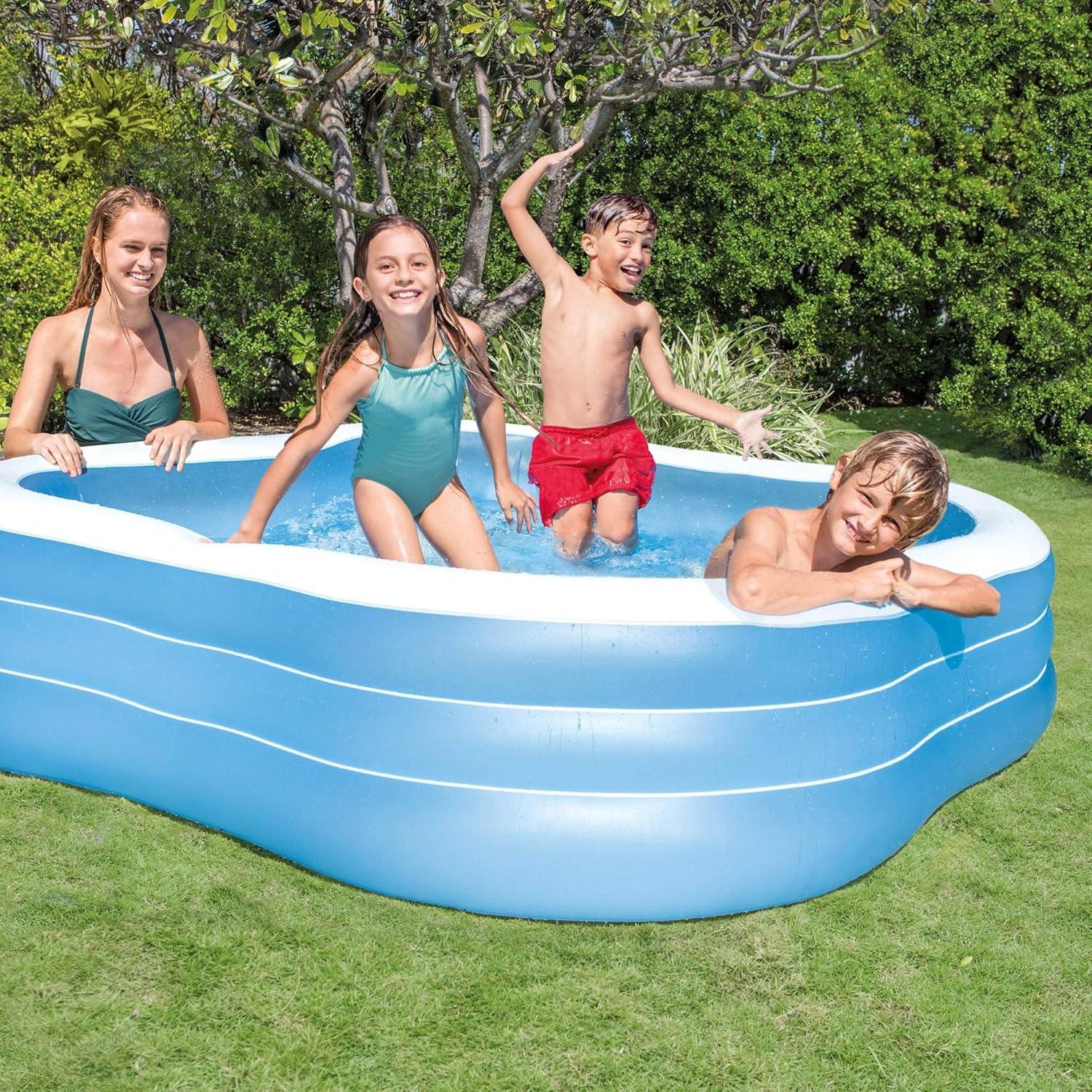 imageIntex 75ft x 75ft x 22in Swim Center Inflatable Above Ground Pool 2 Pack2 Pack