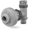 Intex 26004E Above Ground Swimming Pool Inlet Air Water Jet Replacement Part Kit; Includes Plunger Valve, Strainer Connector, Strainer Grid, etc.