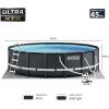 Intex 26325EH Ultra XTR 16ft x 48in Above Ground Swimming Pool Set with Sand Filter Pump, Inflatable Lounge Pool Recliners (2-Pack) and Inflatable Beverage Cooler