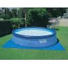 Intex Easy Set 18′ x 48″ Inflatable Swimming Pool Set Including 1500 GPH Cartridge Filter Pump, and Removable Ladder Bundled with Solar Pools Cover