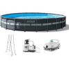 INTEX 26339EH Ultra XTR 24ft x 52in Above Ground Swimming Pool Set with Sand Filter Pump and Deluxe Automatic Vacuum Cleaner