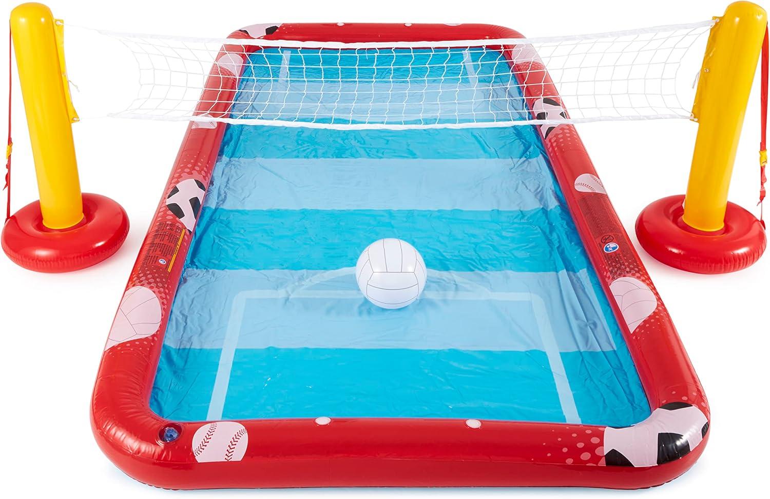 imageINTEX 57128MW Shark Play Center Inflatable Kiddie Pool 615in x 51in x 33in Ages 2Multi