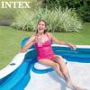 Intex 56475EP Swim Center Family Lounge Inflatable Pool, 90″ X 90″ X 26″, for Ages 3+