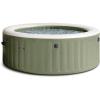 INTEX 28427EG PureSpa Bubble Massage Spa Set Outdoor Inflatable Portable Hot Tub, Includes Energy Efficient Spa Cover, Saltwater System Ready, 6 Person, 85in x 28in(4 Person)