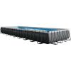 INTEX 26357MZ 20ft x 10ft x 52in Ultra XTR Deluxe Rectangular Above Ground Swimming Pool Set, Includes 1500 GPH Sand Filter Pump, SuperTough Puncture Resistant, Rust Resistant, Easy to Assemble(36′ x 18′ x 52″)
