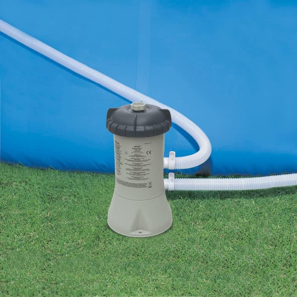 imageIntex 12Ft x 30In Swimming Pool 530 GPH Pool Cartridge Filter Pump