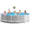 Intex 26725EH 15ft x 15ft x 48in Outdoor Above Ground Swimming Pool Set with Cover, Ladder, Filter Pump and 6 Replacement Filter Cartridges
