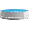 Intex 26725EH 15ft x 15ft x 48in Outdoor Above Ground Swimming Pool Set with Cover, Ladder, Filter Pump and 6 Replacement Filter Cartridges