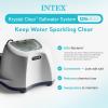 Intex Krystal Clear Saltwater System for 7000 Gallon Above Ground Swimming Pool and Deluxe 800 GPH Wall Mounted Pool Surface Automatic Skimmer