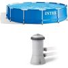 Intex 12Ft x 30In Swimming Pool 530 GPH Pool Cartridge Filter Pump
