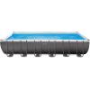 Intex 24ft X 12ft X 52in Ultra Frame Rectangular Pool Set with Sand Filter Pump, Ladder, Ground Cloth & Pool Cover