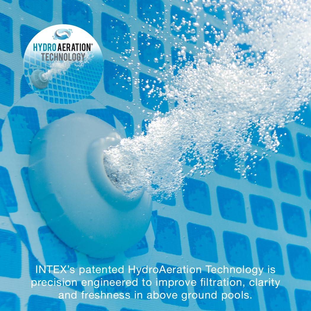 imageIntex 8ft x 30in Easy Set Inflatable Swimming Pool with 330 GPH Filter Pump