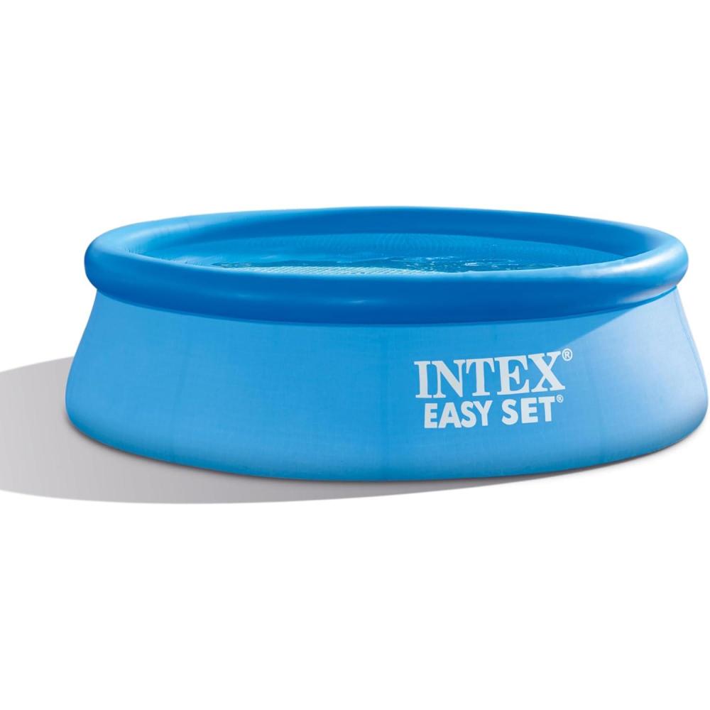 imageIntex 8ft x 30in Easy Set Inflatable Swimming Pool with 330 GPH Filter Pump