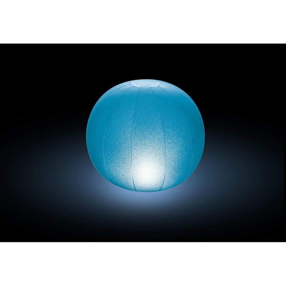 imageIntex Inflatable LED Floating Globe Pool Light for Inground Above Ground Swimming Pool Spa