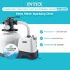 Intex 26679EG Krystal Clear 2650 GPH Sand Filter Pump for Above Ground Pools Bundled with OptiFlow 3 Pack Premium Pure Silica Filter Sand, 50 lb Bags(2 150 GPH)