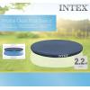 Intex Easy Set Pool Cover – 8 FT for Easy Set Inflatable Pools – 28020E Pool Cover – Includes Rope Tie, Drain Holes, Snug Fit to Protect Water from Bugs, Scum, and Evaporation