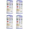 Intex Easy Set Pool Type A Filter Cartridges – 59900E (4 Pack), New