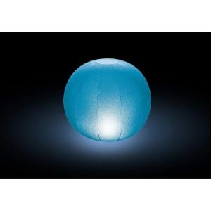 Intex Inflatable LED Floating Globe Pool Light for Inground Above Ground Swimming Pool Spa