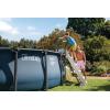 INTEX 28825EH 16ft X 52in UltraLuxe Premium Swimming Pool Set with Dual Sand Filter Pump and Saltwater System, Pool Ladder, Skimmer, Pool Tray, Pool Cover, Water Analyzer, T-Joint LED Solar Light(20′ x 52″)