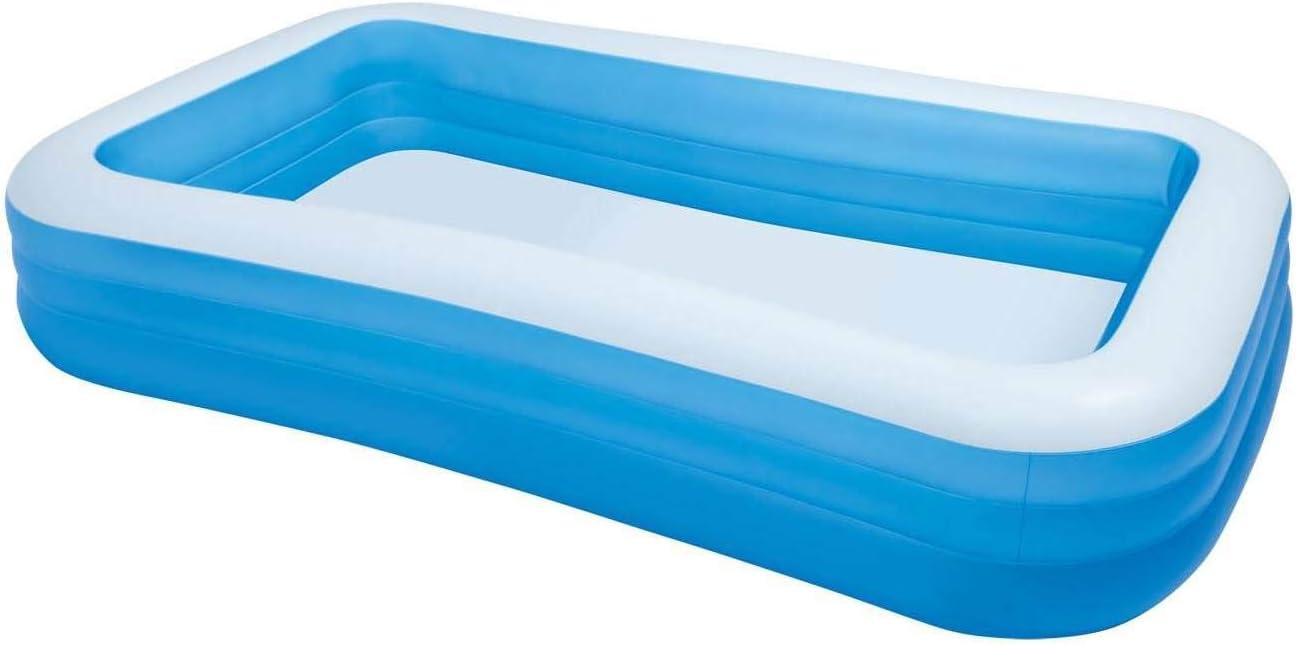 imageIntex 58484EP Swim Center Inflatable Family Pool 277 Gallon Capacity 120 x 72 x 22 Blue 2 Pack