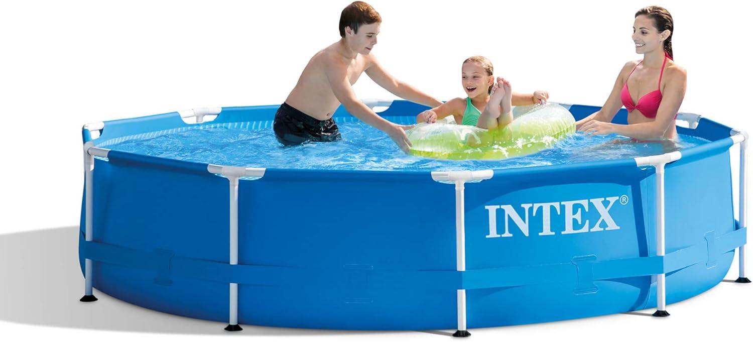 imageIntex Pool Kit w Intex 10 x 25Ft Pool Set w Filter Pump w 10Ft Pool Cover