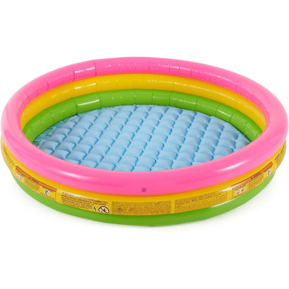 imageIntex Kiddie Pool  Kids Summer Sunset Glow Design  58 x 13