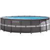 Intex 18ft X 52in Ultra Frame Pool Set with Sand Filter Pump, Ladder, Ground Cloth & Pool Cover