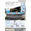 Intex 18ft X 52in Ultra Frame Pool Set with Sand Filter Pump, Ladder, Ground Cloth & Pool Cover