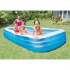 Intex 58484EP Swim Center Inflatable Family Pool: 277 Gallon Capacity – 120″ x 72″ x 22″ – Blue, 2 Pack