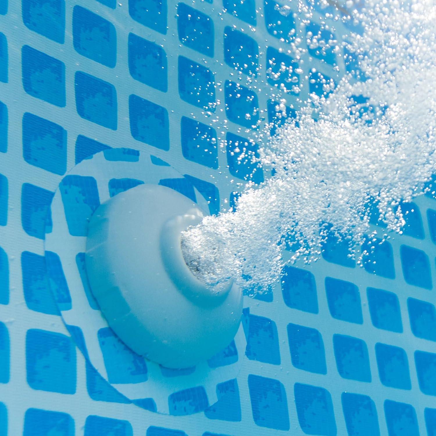 imageIntex ZX100 Automatic Pressure Side Swimming Pool Cleaner with 26679EG 2150GPH 16 Krystal Clear Saltwater System and Sand Filter Pump