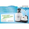 Intex ZX100 Automatic Pressure Side Swimming Pool Cleaner with 26679EG 2,150-GPH 16″ Krystal Clear Saltwater System and Sand Filter Pump