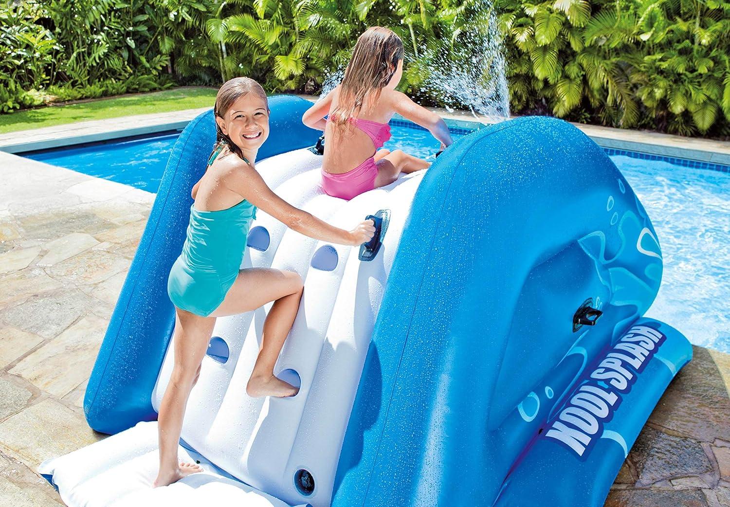 imageINTEX 3 Pack 58849EP Kool Splash Vinyl Inflatable Play Center Swimming Pool Water Slide with Built in Sprayers for Kids and Adults Age 6 and Up3