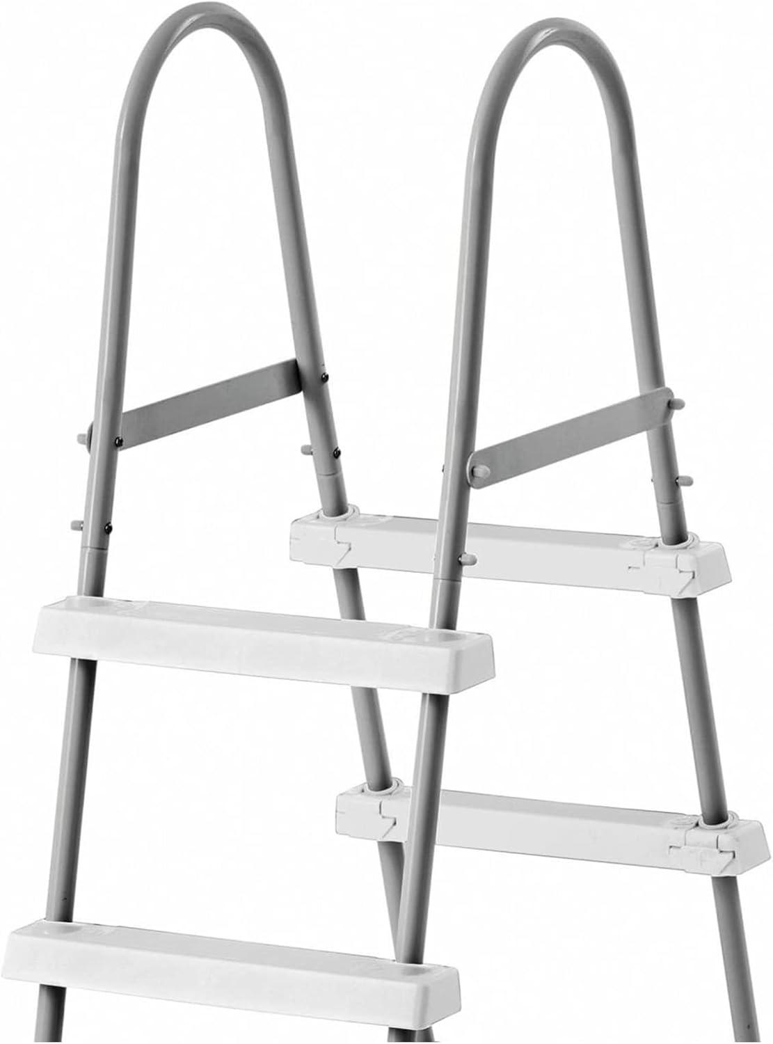 imageIntex Above Ground Steel Frame Pool Ladder amp Intex Cleaning Maintenance Pool Kit