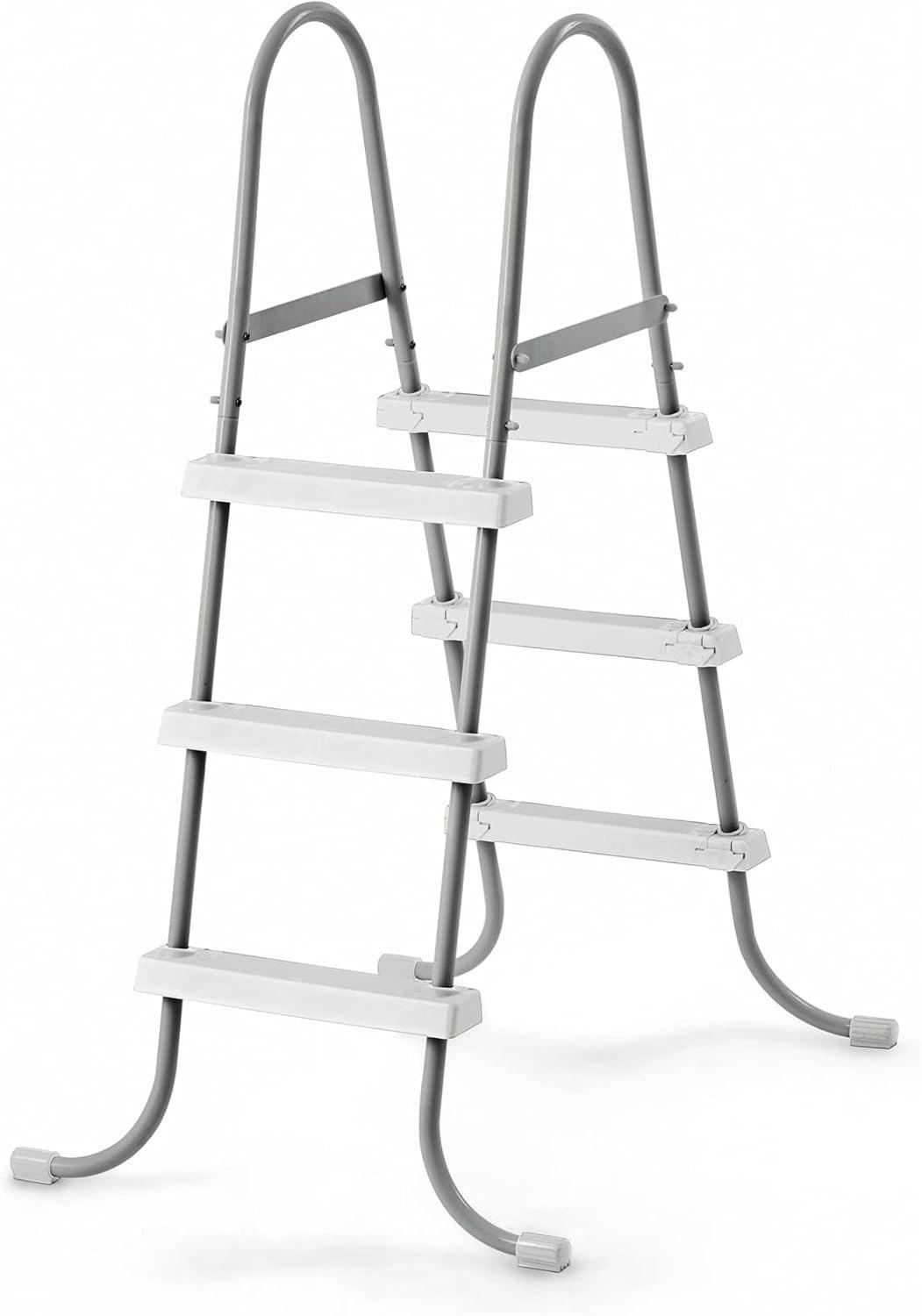 imageIntex Above Ground Steel Frame Pool Ladder amp Intex Cleaning Maintenance Pool Kit