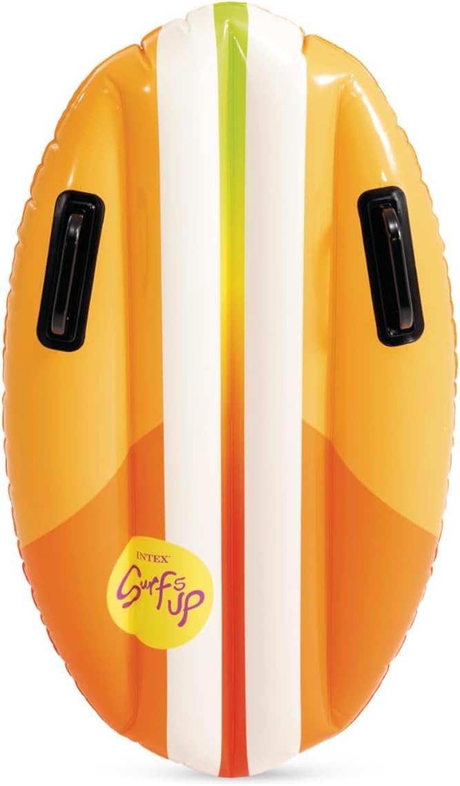 image:imageIntex 57167EP 185 Foot Long Inflatable Racing Fun Water Slide Track with 2 Surf Car Riders and Builtin Sprayer for Ages 6 and UpBlue