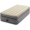 Intex 64161ED Twin Prime Comfort Elevated Air Mattress: Fiber-Tech – Twin Size – Built-in Electric Pump – 20in Bed Height – 300lb Weight Capacity(Twin)