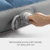 Intex 64189EP 10in Queen Dura-Beam Prestige Downy Air Mattress with Rechargeable Pump for Travel and Camping(Twin)