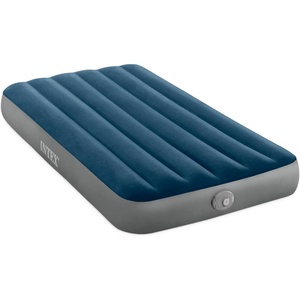 Intex 64189EP 10in Queen Dura-Beam Prestige Downy Air Mattress with Rechargeable Pump for Travel and Camping(Twin)